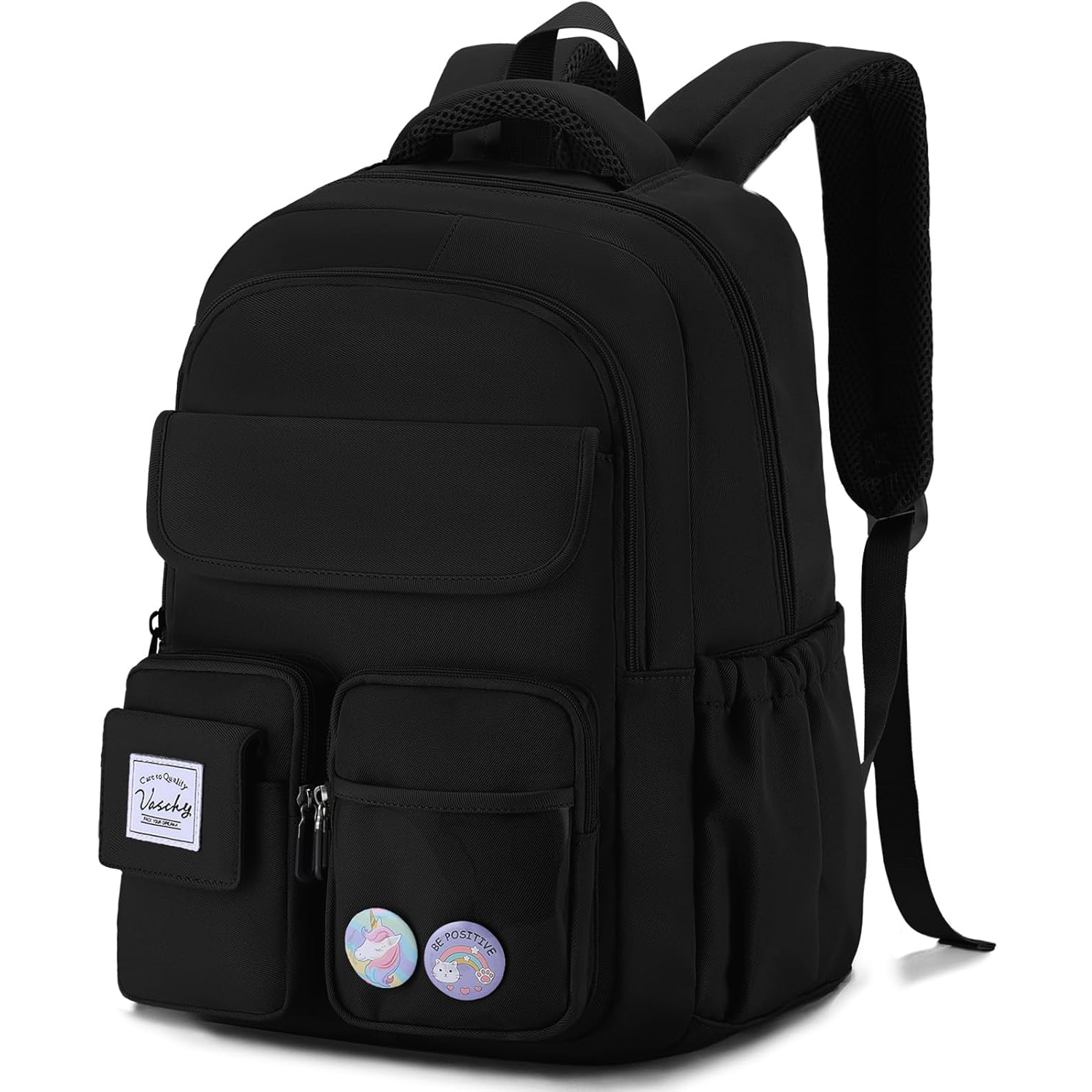 Cute black school bags sales