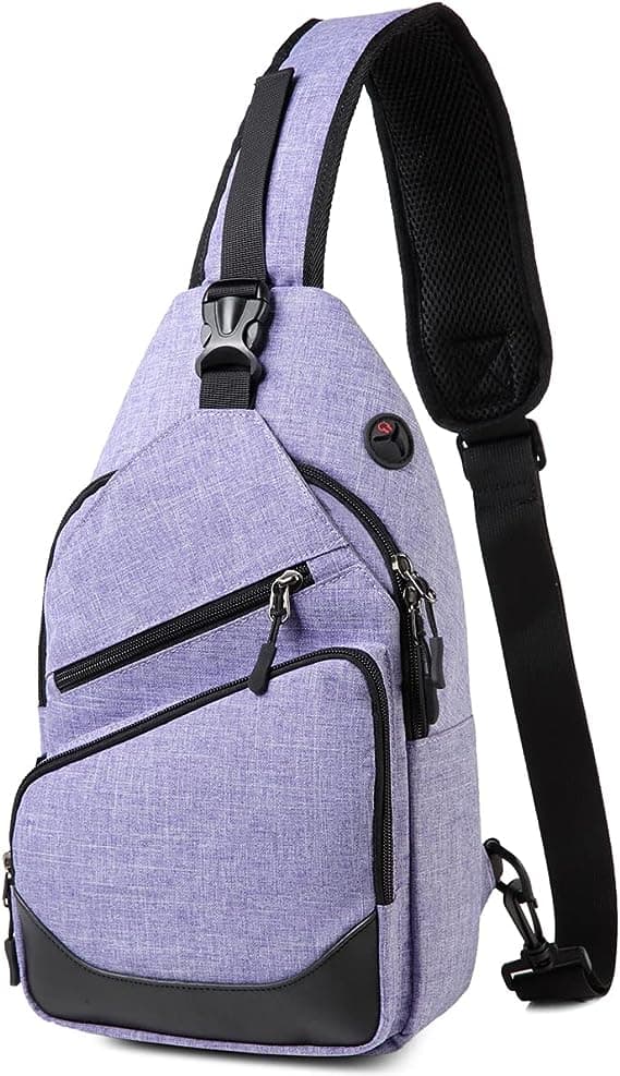 purple daybag