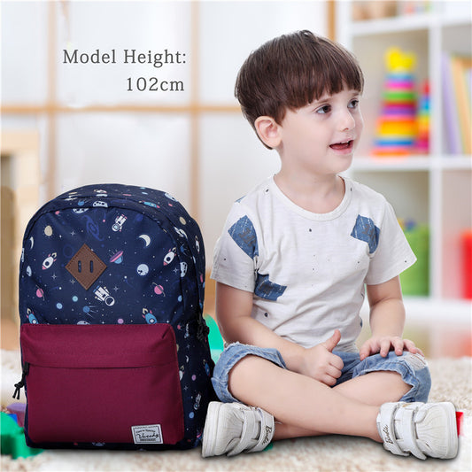 Spacious 15'' Lightweight Backpack for Kids
