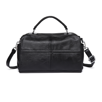 Vegan Leather Top Handle Handbag
