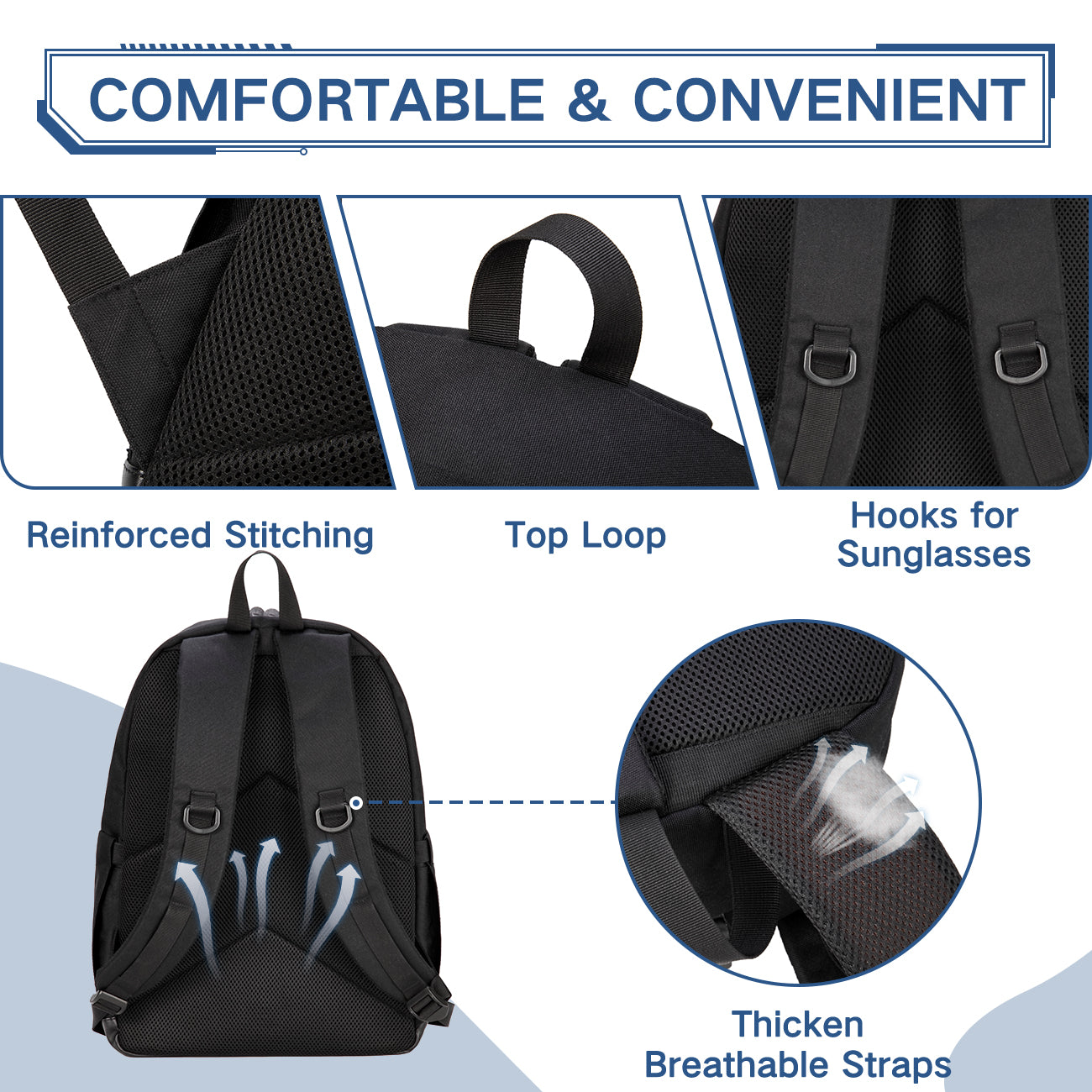 Notebook Rucksack Rucksack Studenten Test Trone Laptop Backpack