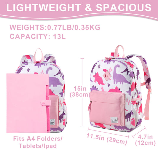 Adjustable 15'' Lightweight Backpack for Kids