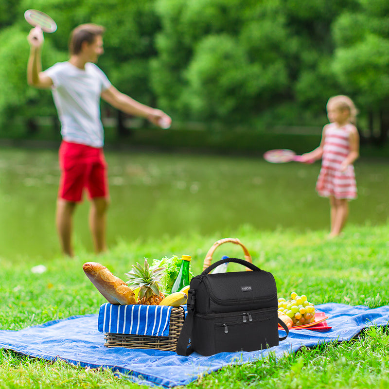 VASCHY Lunch Bags Black