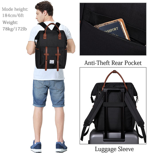15.6 Inch Laptop Backpack With USB Charger